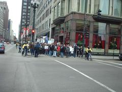 marchers through downtown