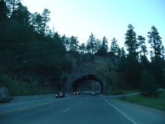 the road from mt. rushmore