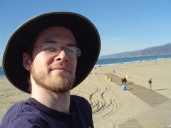 me on the pier at santa monica