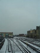 the switching plant at belmont looking north