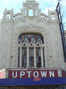 the marquee and façade of the uptown theatre