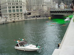 a new shade of green for the river