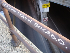 'die a slow death chicago.' comments from a previous railing inspector.