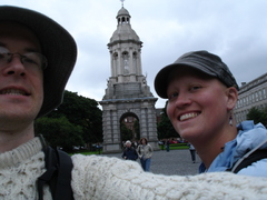 hugh and monica at trinity college