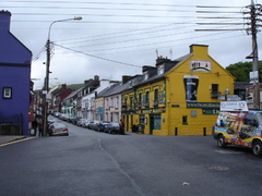 the view up the hill in dingle
