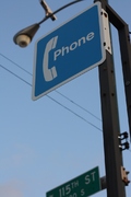 the phone at the southern end of western ave.