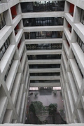 looking down from the 15th floor of wilson hall