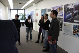 the gang gets the lowdown from our docent