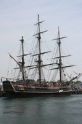 the bounty, docked in portsmouth