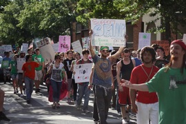 norml march down south street