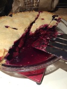 blueberry plum pie