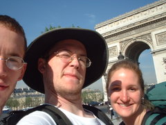 us in front of the arc de triomphe [2001.05.11]