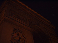 the arc at night